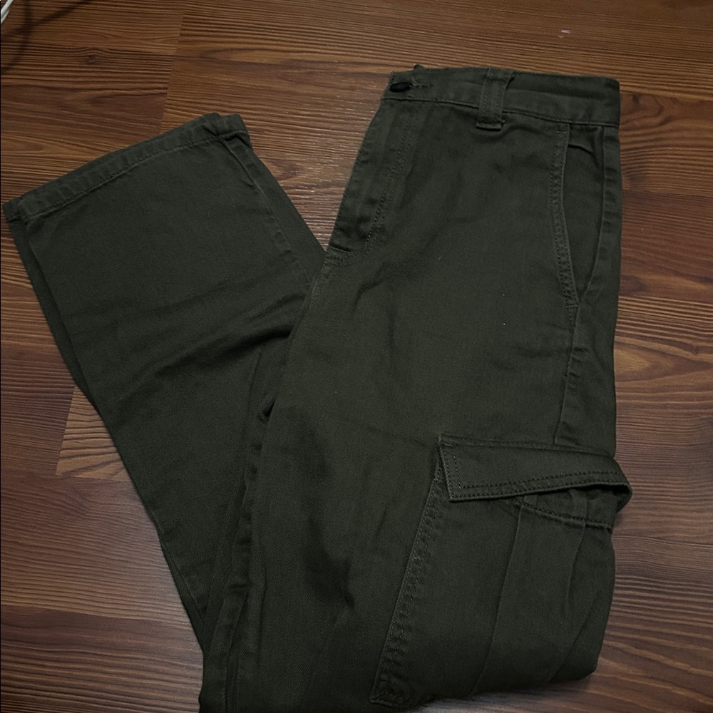 Dark Green Cargo Pants